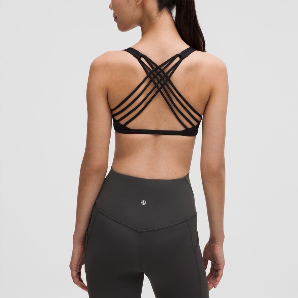 Lululemon Free to Be Bra Wild *Light Support, A/B Cup Black Size 12
